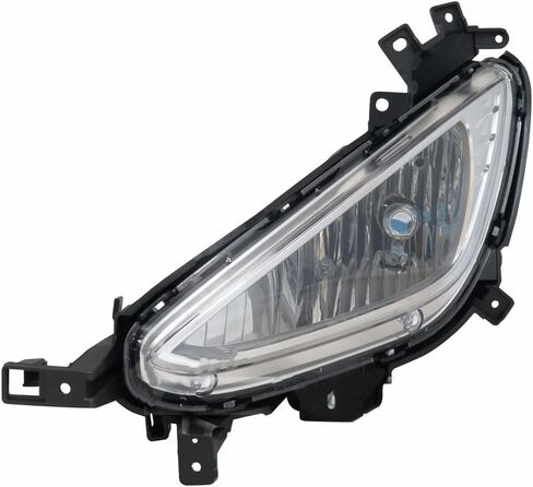 KarParts360 For Hyundai Elantra Coupe Fog Light 2013 2014 Driver Side | w/Bulbs | DOT Certified | HY2592143 | 92201-3X520 in Saudi Arabia