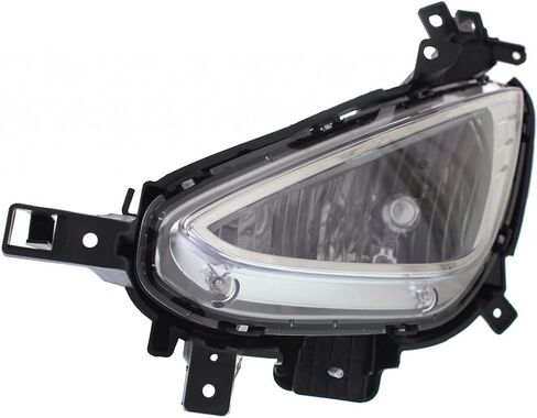 KarParts360 For Hyundai Elantra Coupe Fog Light 2013 2014 Driver Side | w/Bulbs | DOT Certified | HY2592143 | 92201-3X520 in Saudi Arabia