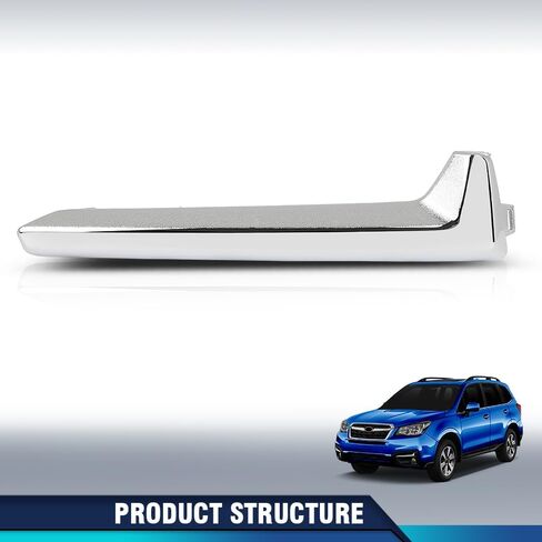 PIT66 Fog Light Molding Trim Driver Left Side Compatible with Subaru Forester 2017-2018 57708SG010, SU1046101 Silver in Saudi Arabia