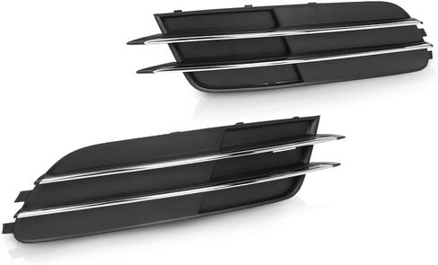 Left & Right Front Bumper Fog Light Cover Set Compatible with Audi A6&A6 Quattro 2012-2015 4G08076819B9, 4G0807682F9B9 in Saudi Arabia