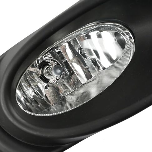 Front Left & Right Fog Lamp Assembly Compatible with Honda Fit 2012 2013 / Jazz Sport 2012 2013 Fog Lamp Bezel Cover Replace 33902-TK6-A51 33952-TK6-A51 HO2593130 HO2592130 in Kuwait