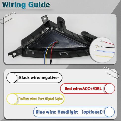 LED Front Bumper Fog Lights Kit for Hyundai Elantra 2021 2022 2023 Grille Cover Side Marker Lights, Switchback White DRL & Amber Sequential Turn Signal Lamps,2pcs｜86563AA010,86564AA010 in Saudi Arabia