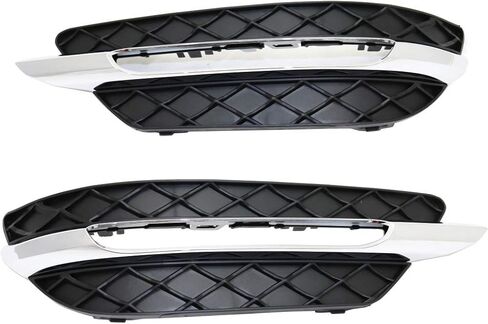 CarLights360: For Mercedes-Benz C250 Fog Light Bezel Cover 2012 2013 2014 Driver and Passenger Side Pair For MB1038117 + MB1039117 in Saudi Arabia