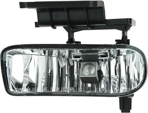 TRQ 2 Piece Driver & Passenger Side Fog Light Assembly Set Compatible with 2000-2006 Chevrolet Tahoe Suburban without Off Road Package 1500 2500 1999-2002 Silverado 1500 2500 GM2592113 GM2593113 in Saudi Arabia
