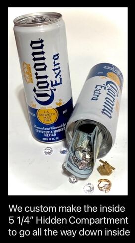 يمكن لبيرة كورونا المزيفة أن تكون آمنة لتحويل الخزائن السرية مع مساحة تخزين مخفية لإخفاء المال والمجوهرات أي شيء in Kuwait