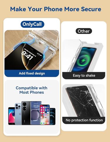 صندوق قفل الهاتف المحمول مع هواتف iPhone وAndroid، قفل هاتف ذاتي التحكم لمساعدة الأطفال والطلاب والكبار على التركيز على الظهر، ومنع التصوير غير المصرح به أثناء الاجتماعات وعروض الأوبرا in Kuwait