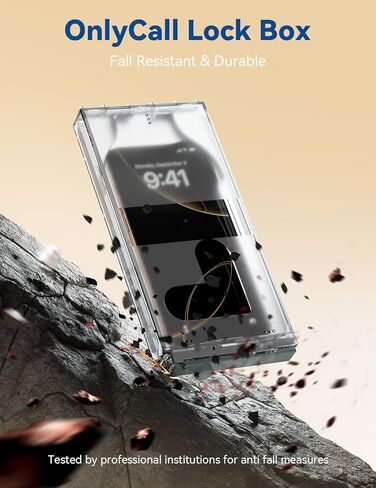 صندوق قفل الهاتف المحمول مع هواتف iPhone وAndroid، قفل هاتف ذاتي التحكم لمساعدة الأطفال والطلاب والكبار على التركيز على الظهر، ومنع التصوير غير المصرح به أثناء الاجتماعات وعروض الأوبرا in Kuwait