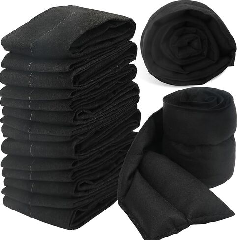 10 قطع من حاجز الماء المنشط للفيضانات 5 أقدام × 7.8 بوصة حواجز ماصة للفيضانات للمنزل بدون رمل، محول مياه قابل لإعادة الاستخدام لباب المرآب والطابق السفلي لمنع المطر in Kuwait