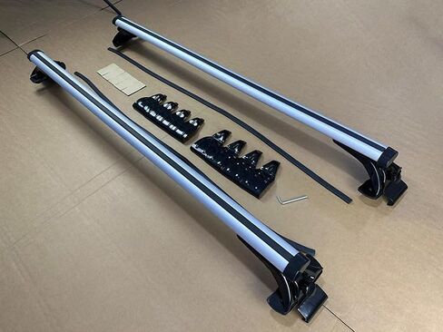 Crossbar Fits for Mitsubishi Mirage LA 2012–2023 Luggage Carrier Roof Rack Rail Carrier Lockable 2PCS Car Cargos in Saudi Arabia