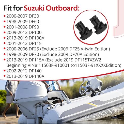 JAVIK 2 قطعة قابس تدفق المياه وحلقة O لسوزوكي خارجي 4 السكتة الدماغية DF 25 30 60 70 90 100 115 140 1998-2019 O.E.M #17913-99E12 17913-99E11 17913-99E10 in Kuwait