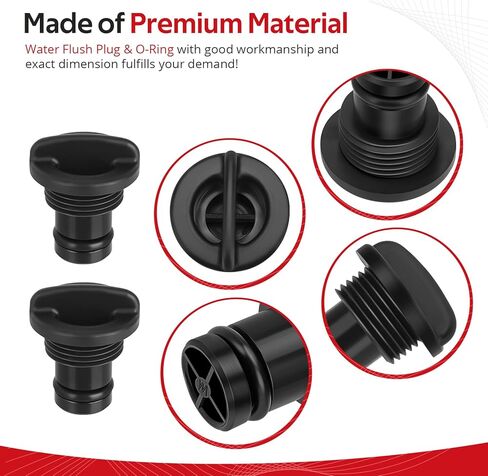 JAVIK 2 قطعة قابس تدفق المياه وحلقة O لسوزوكي خارجي 4 السكتة الدماغية DF 25 30 60 70 90 100 115 140 1998-2019 O.E.M #17913-99E12 17913-99E11 17913-99E10 in Kuwait