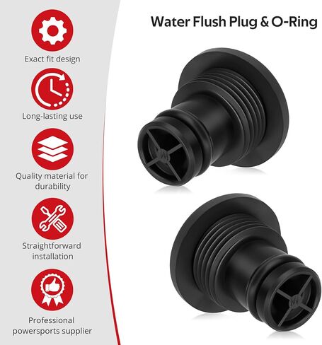 JAVIK 2 قطعة قابس تدفق المياه وحلقة O لسوزوكي خارجي 4 السكتة الدماغية DF 25 30 60 70 90 100 115 140 1998-2019 O.E.M #17913-99E12 17913-99E11 17913-99E10 in Kuwait