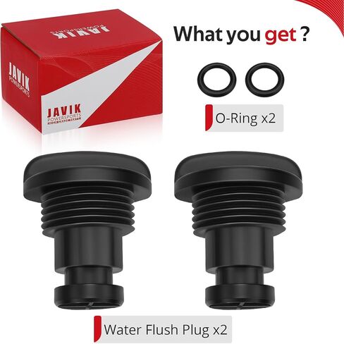 JAVIK 2 قطعة قابس تدفق المياه وحلقة O لسوزوكي خارجي 4 السكتة الدماغية DF 25 30 60 70 90 100 115 140 1998-2019 O.E.M #17913-99E12 17913-99E11 17913-99E10 in Kuwait