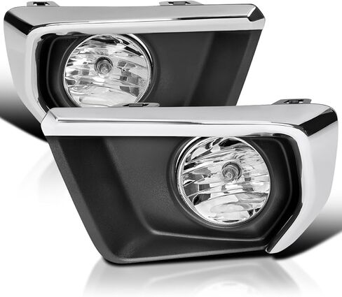 SPEC-D TUNING Chrome Trim Fog Lights + Bezels + Switch Compatible with 2021-2022 Chevy Colorado, Left + Right Pair Assembly in Saudi Arabia