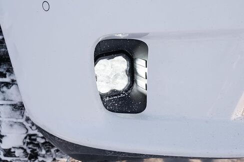 مجموعة مصابيح الضباب LED Diode Dynamics SS3 متوافقة مع Ram 1500 2013-2018، أصفر SAE Fog Pro مع إضاءة خلفية in Kuwait