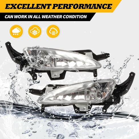 922012T010 Pair Front Bumper Fog Lights Compatible with 2011-2013 Optima w/Left and Right Fog Lamp Cover 922022T010 865512T000 865522T000 in Saudi Arabia