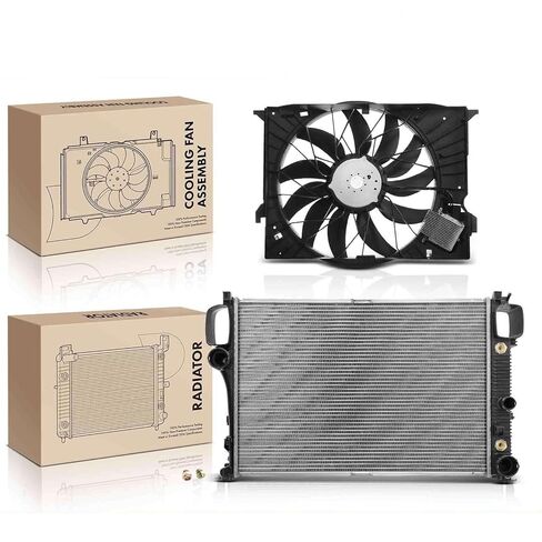 Replacement Parts for Radiator&Cooling Fan Assembly Kit for Mercedes-Benz C216 CL600 S350/600 W221 Mod-A58PP-96233 in Saudi Arabia