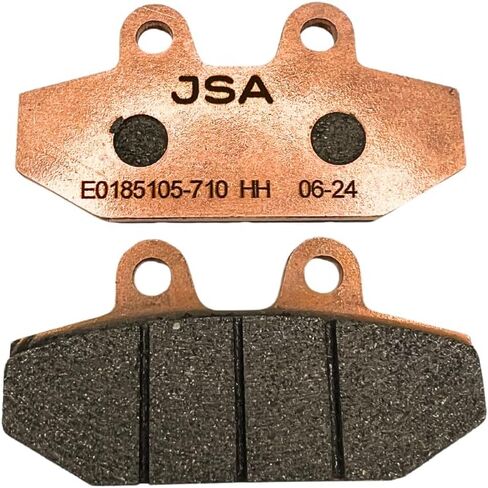 JSA Brakes 710 HH Front or Rear Brake Pads for Harley Davidson Softail Deluxe, Heritage, Classic, Breakout, Road King, Low Rider – Resin-Based Compound with Copper Backing – FA710 in Kuwait
