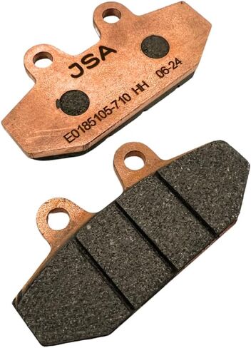 JSA Brakes 710 HH Front or Rear Brake Pads for Harley Davidson Softail Deluxe, Heritage, Classic, Breakout, Road King, Low Rider – Resin-Based Compound with Copper Backing – FA710 in Kuwait