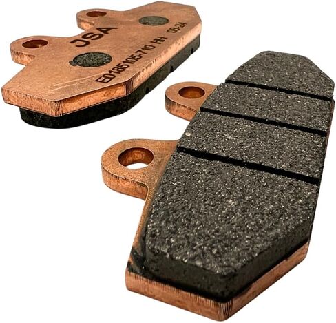 JSA Brakes 710 HH Front or Rear Brake Pads for Harley Davidson Softail Deluxe, Heritage, Classic, Breakout, Road King, Low Rider – Resin-Based Compound with Copper Backing – FA710 in Kuwait