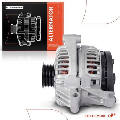 A-Premium Alternator Compatible with Chevrolet Malibu 2003, Impala 2004-2005, Monte Carlo 2004-2005 & Buick Century & Oldsmobile Alero & Pontiac Grand Am, 3.1L 3.4L, 12V 105A 6-Groove Pulley Clockwise in Saudi Arabia