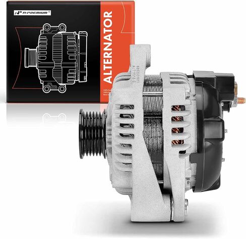 A-Premium Alternator Compatible with Jaguar XF 2009 4.2L, 12V 130A 6-Groove Pulley Clockwise, Replace# 104210-5050, 8X23-10300-BA in Saudi Arabia