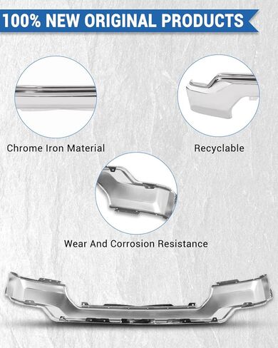 KPJTATUO Chrome Front Bumper Face Bar Compatible with 2019-2023 Sierra Chrome Iron Front Bumper in Kuwait
