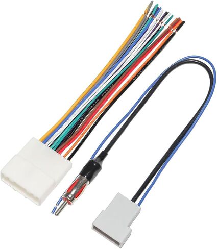 Radio Wiring Harness Connector Antenna Adapter 20 PIN Stereo Wire Cable CD Receiver Kit Fits Nissan 2007-2013 Infiniti 2008-2013 Suba-ru 2008-2014 for Car Stereo Replacement in Kuwait