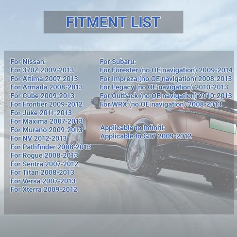 Radio Wiring Harness Connector Antenna Adapter 20 PIN Stereo Wire Cable CD Receiver Kit Fits Nissan 2007-2013 Infiniti 2008-2013 Suba-ru 2008-2014 for Car Stereo Replacement in Kuwait