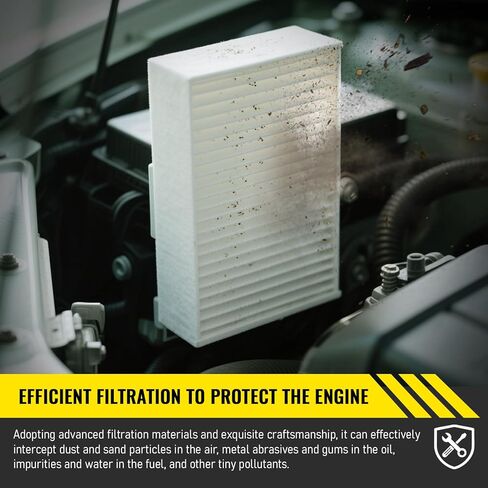 Engine Air Filter Replacement CA8039 for 1996-2004 Ford Mustang, 1997-2014 Ford E-250,E-150, E-350, E-450, F-150/250/50/450/53, Excursion, Econoline, Lincoln Blackwood, Continental, Navigator in Kuwait