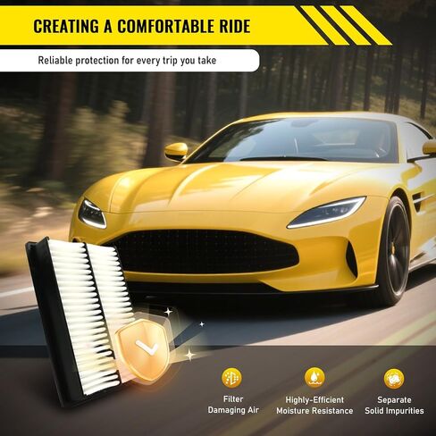 Engine Air Filter Replacement CA8039 for 1996-2004 Ford Mustang, 1997-2014 Ford E-250,E-150, E-350, E-450, F-150/250/50/450/53, Excursion, Econoline, Lincoln Blackwood, Continental, Navigator in Kuwait