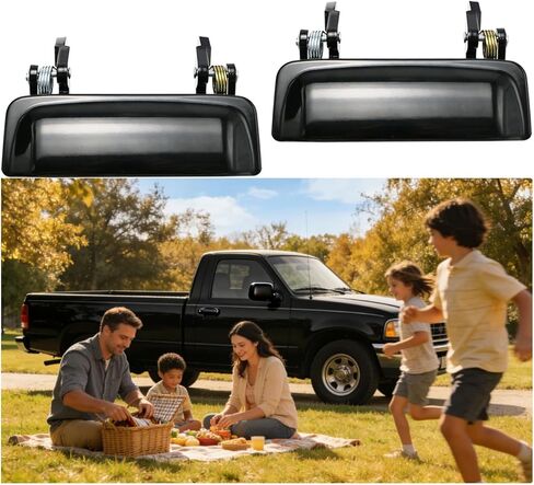 2 قطعة 2L5Z1022404BAA FO1310134 مقبض الباب الخارجي المعدني بالكامل متوافق مع 1998-2011 Ford Ranger 2001-2010 Mazda B2300 B3000 B4000 كل جزء من هذه المقابض مصنوع من المعدن in Kuwait