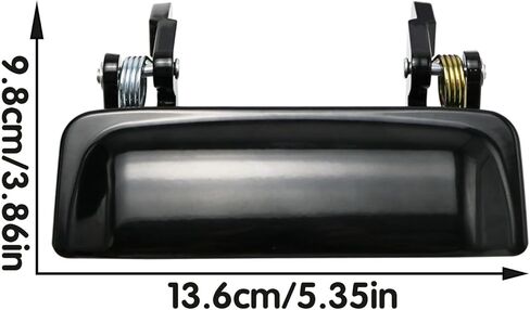 2 قطعة 2L5Z1022404BAA FO1310134 مقبض الباب الخارجي المعدني بالكامل متوافق مع 1998-2011 Ford Ranger 2001-2010 Mazda B2300 B3000 B4000 كل جزء من هذه المقابض مصنوع من المعدن in Kuwait