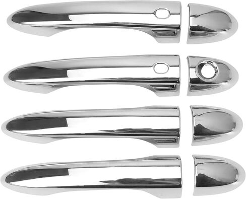 Fiat 500X Door Handle Cap & Exterior Cover – Compatible Side Cover Trim, Bezel, Chrome SUV Accessories, ABS Outer Protective Decoration, Used for Exterior Decoration 2016-2023 in Kuwait