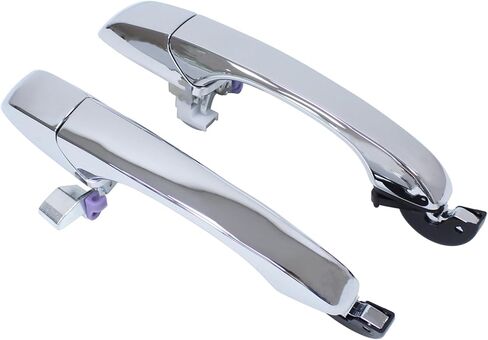MOTOKU Rear Exterior Door Handle Chrome for Chrysler 300 300C 2005-2010 Dodge Magnum 2005-2008 Charger 2007 Pair Outer Outsie Left Driver and Right Passenger Side in Saudi Arabia