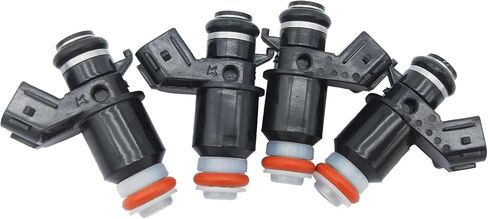 JESBEN 49033-0009 4pcs Fuel Injectors 3 Holes Replacement for Kawasaki Ninja ZX-6R ZX-6RR 2005-2006 490330009 in Saudi Arabia