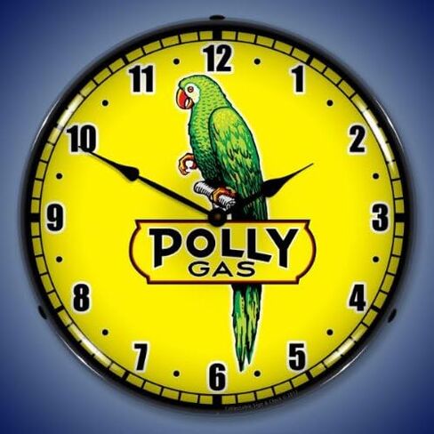 ساعة مضاءة LED للإعلان على الطراز القديم القديم من Polly Gas 2 - يتم الشحن مجانًا في يوم العمل التالي إلى أقل من 48 ولاية in Saudi Arabia