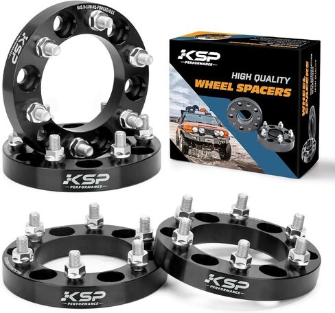 KSP 6X5.5 Tacoma Wheel Spacers, 1"(25mm) Aluminum Wheel Spacer Compatible with Toyota Tacoma 2002-2021, 6x139.7 Blue Spacer with Hub Lip for 4Runner FJ Cruiser Tundra (M12X1.5 Thread 106mm Hub Bore) in Saudi Arabia