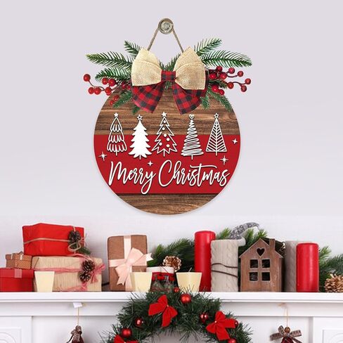 ترحيب عيد الميلاد جاك Skellington علامة الباب الأمامي، سالي عيد الميلاد هدية الخشب باب شماعات في الهواء الطلق ديكور الشرفة الخارجية، مضحك عطلة إكليل خشبي داخلي الجدار شنقا الديكور in Kuwait