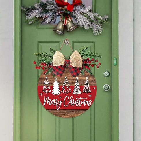 ترحيب عيد الميلاد جاك Skellington علامة الباب الأمامي، سالي عيد الميلاد هدية الخشب باب شماعات في الهواء الطلق ديكور الشرفة الخارجية، مضحك عطلة إكليل خشبي داخلي الجدار شنقا الديكور in Kuwait