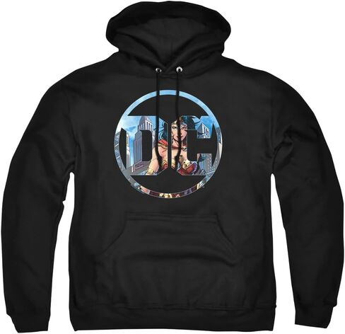 Popfunk Batman Logo Pullover Hoodie Sweatshirt (XX-Large) in Saudi Arabia