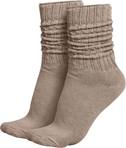 MDR Distributors GERVRA Slouch Socks Lightweight for Women & Men One Size (9–11), Made in USA, 1 Pair in Saudi Arabia