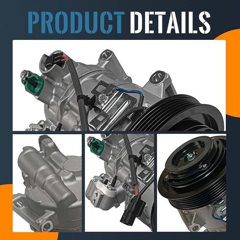 CO29215C A/C Air Conditioner AC Compressor W/Clutch for Acura TLX 2015-2020 3.5L in Saudi Arabia