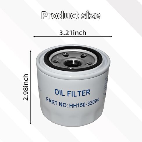 فلتر زيت HH150-32094، متوافق مع جرارات Kubota BX22D BX23D BX2670 B1550 B1700 B2320D G1700 F2000 F2100 F2260 F2560 ZD1211 ZD1511 ZD25F B BX D G F FZ GF KX in Kuwait