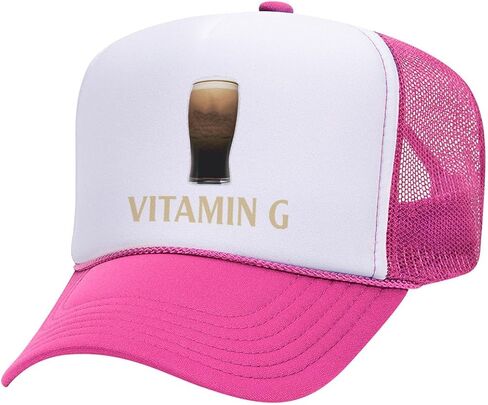 St Pats Vitamin G Foam Trucker Cap Adjustable Mesh Back Hat in Saudi Arabia