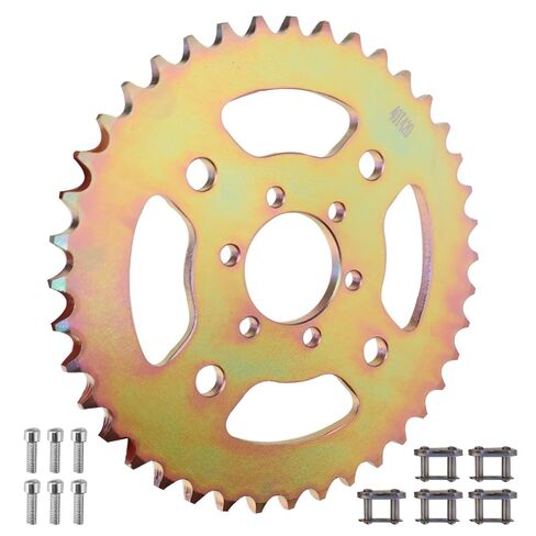 40T High Speed Rear Chain 6 Hole Sprocket # 40 41 420 Replacement for CT100U Coleman CC100X Baja Doodle Bug DB30 Mega Moto MMB80 MMB105 105CC for Motovox MBX10 Mini Bike High-Strength Parts in Kuwait