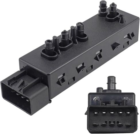 التحكم في مفتاح مقعد الطاقة 8 طرق من جانب السائق الأمامي الأيسر، يحل محل OEM # 25974714، متوافق مع Buick Chevy Cadillac GMC، يناسب Equinox Malibu Terrain Acadia SRX Regal in Kuwait