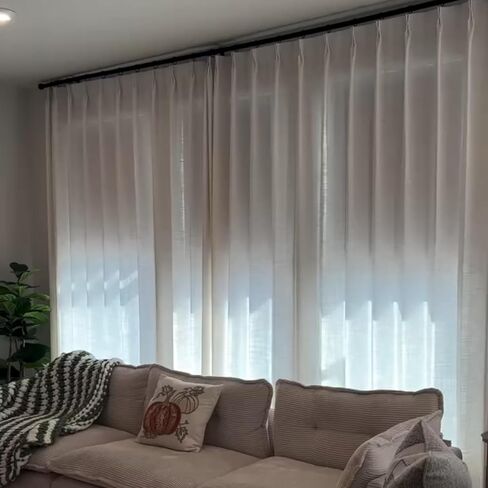 LuxDrape Florence Linen Curtain Fabric Sample Booklet 24 Colors in Saudi Arabia