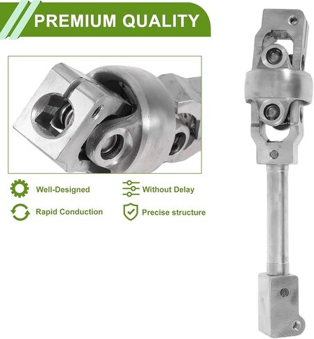 Motoforti Steering Column Shaft for BMW X5 3.0i 4.4i 4.8is 2004-2006 for Peugeot 205 1987-1994 Steering Shaft No.32306758076/32306762277 Metal 1 Pc in Saudi Arabia