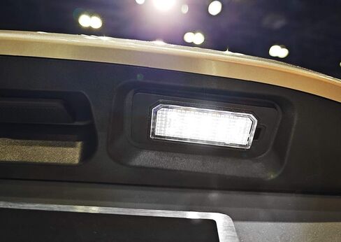 مجموعة إضاءة لوحة ترخيص LED كاملة بيضاء زينون من iJDMTOY متوافقة مع Alfa Romeo 2016/2017-2022 Giulia & Stelvio, 2024-up Fiat 500e in Kuwait